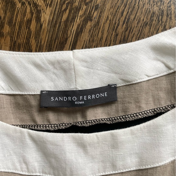 Sandro Ferrone linen cocktail dress - Picture 3 of 3